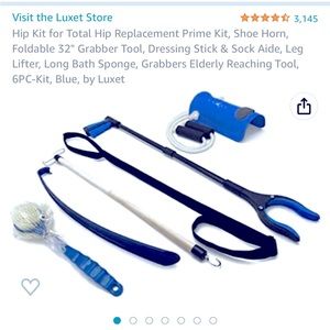 BRAND NEW/Unused 6pc ‘Hip Kit’ to aid recovery from hip replacement.